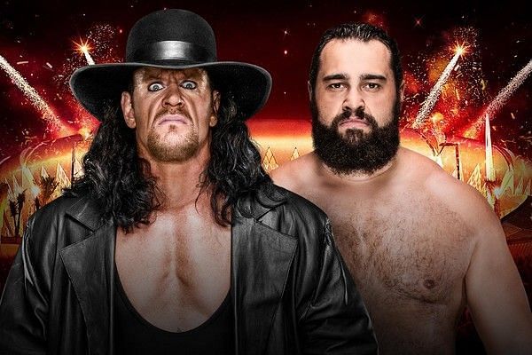 Cena wasn't The Undertaker's only opponent in April?